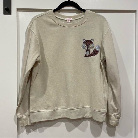 BONGO Tops - Bongo Sequin Detail Fox - Juniors Large